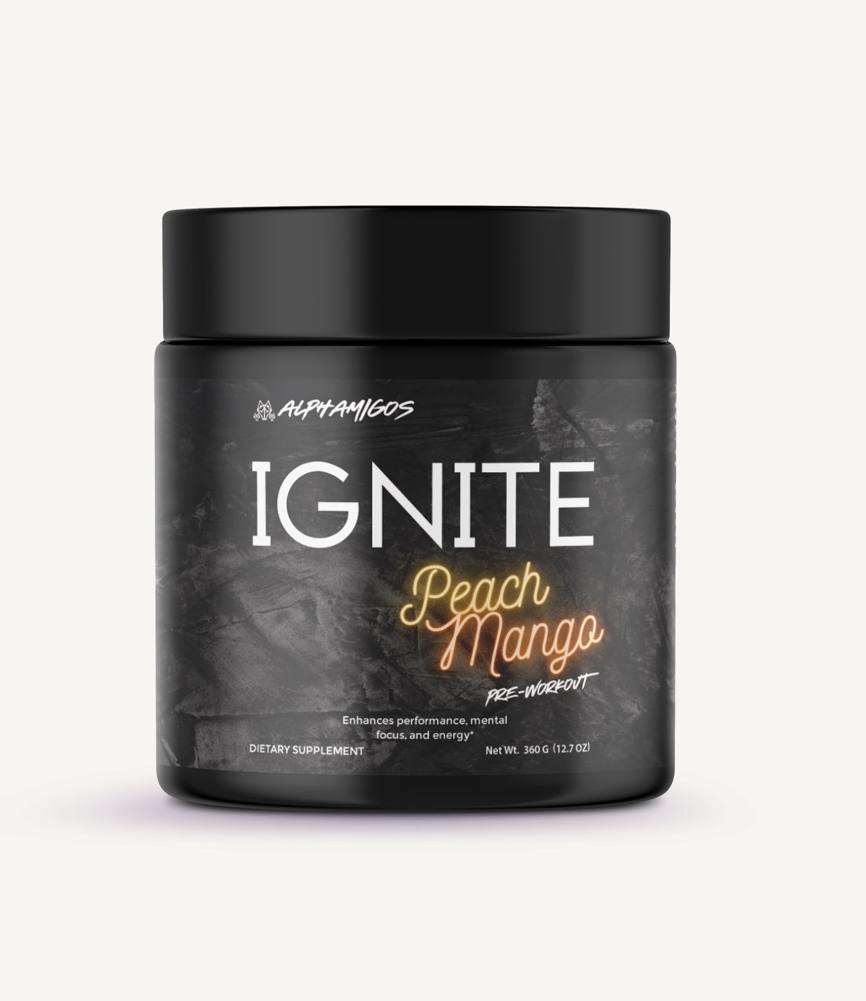 Ignite Pre workout (Peach Mango) non Stim