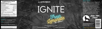 Ignite Pre workout (Fresh Lemonade)