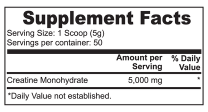 Creatine Monohydrate (OOS)